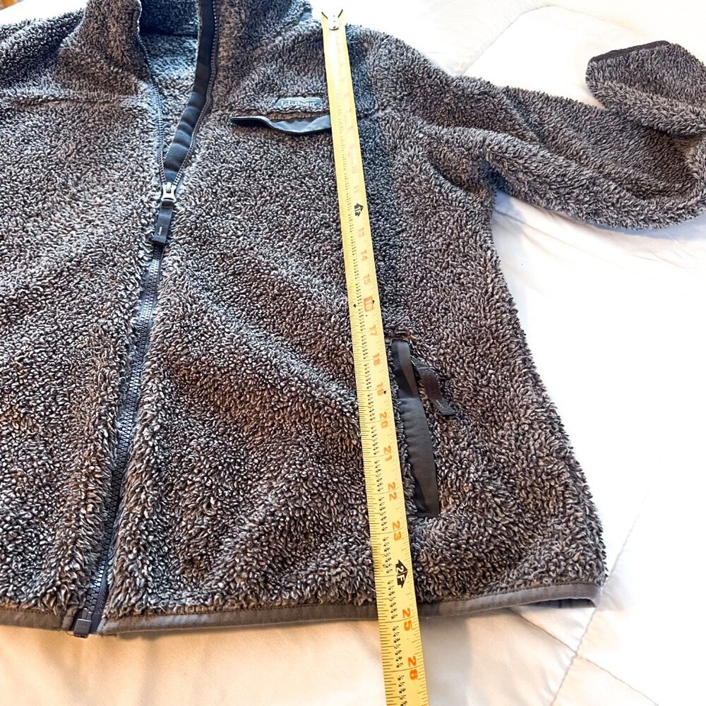 L.L.Bean Hi-Pile Fleece Jacket Gray Grey Large - Picture 11 of 14